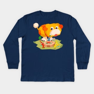 Pikmin 4 Kids Long Sleeve T-Shirt